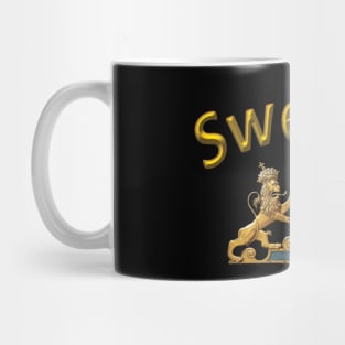 Coat of arms of Sweden. Mug